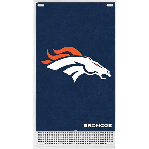 NFL Denver Broncos - Distressed Xbox Series S Console Skin